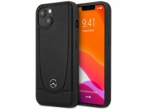 Mercedes-Benz Urban Leather Case Zwart - iPhone 14 Plus hoesje