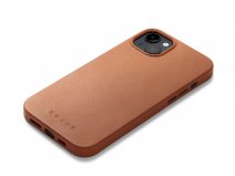 Mujjo Full Leather Case MagSafe Tan - iPhone 14 Plus/15 Plus Hoesje Leer