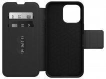 Otterbox Strada Leather Folio Zwart - iPhone 14 Plus hoesje