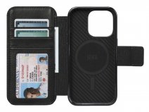 Sena 2in1 WalletBook Case Zwart - iPhone 14 Plus Hoesje Leer