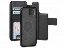 Sena 2in1 WalletBook Case Zwart - iPhone 14 Plus Hoesje Leer