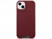 Vaja Grip Leather MagSafe Case Rood - iPhone 14 Plus Hoesje Leer