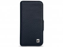 Vaja Wallet Leather Case MagSafe Donkerblauw - iPhone 14 Plus Hoesje Leer
