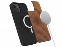 Woodcessories MagSafe Case Walnut - iPhone 14 Plus hoesje van Hout