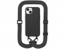 Woodcessories Change Case Strap Zwart - Eco iPhone 14 Plus hoesje