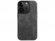 Alcanside Alcantara Back Case Space Grey - iPhone 14 Pro hoesje