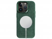 Alcanside Alcantara MagSafe Case Groen - iPhone 14 Pro hoesje