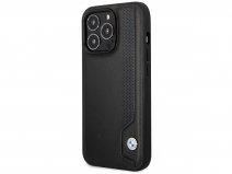 BMW Signature Perforated Leather Case - iPhone 14 Pro hoesje
