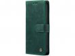 CaseMe Vintage Leather Case Groen - iPhone 14 Pro hoesje