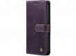 CaseMe Vintage Leather Case Paars - iPhone 14 Pro hoesje