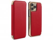 Greenwich Blake MagSafe Leather Folio Flash Red - iPhone 14 Pro Hoesje