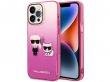 Karl Lagerfeld Ikonik Duo Case Roze - iPhone 14 Pro hoesje