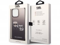 Karl Lagerfeld Ikonik Duo Case Zwart - iPhone 14 Pro hoesje