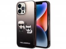 Karl Lagerfeld Ikonik Duo Case Zwart - iPhone 14 Pro hoesje