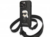 Karl Lagerfeld Ikonik Monogram Necklace Case - iPhone 14 Pro hoesje