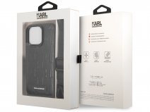 Karl Lagerfeld Monogram Necklace Case - iPhone 14 Pro hoesje
