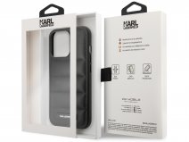 Karl Lagerfeld Quilted Case Zwart - iPhone 14 Pro hoesje