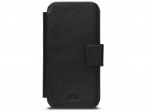 Sena 2in1 WalletBook Case Zwart - iPhone 14 Hoesje Leer