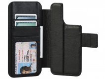 Sena Leather MagSafe Wallet Wrap Zwart - iPhone 14 & 14 Pro