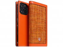 SLG Design D5 CSL Oranje Leer - iPhone 14 Pro hoesje