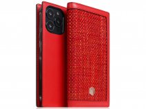 SLG Design D5 CSL Rood Leer - iPhone 14 Pro hoesje