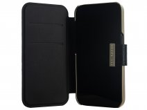 Ted Baker Black Croco Folio Case - iPhone 14 Pro Hoesje