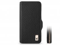 Vaja Silver MagSafe Wallet Valiant - Leren iPhone 14 Pro Hoesje met Zilver