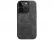 Alcanside Alcantara Back Case Space Grey - iPhone 14 Pro Max hoesje