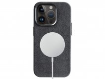 Alcanside Alcantara MagSafe Case Space Grey - iPhone 14 Pro Max hoesje