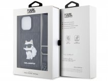 Karl Lagerfeld Choupette Necklace Card Case - iPhone 14 Pro Max hoesje