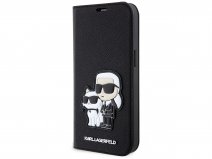 Karl Lagerfeld Ikonik Duo Bookcase - iPhone 14 Pro Max hoesje
