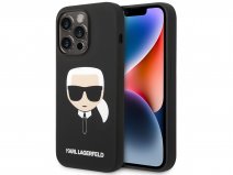 Karl Lagerfeld Ikonik MagSafe Case Zwart - iPhone 14 Pro Max hoesje