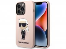 Karl Lagerfeld Ikonik Karl MagSafe Case Roze - iPhone 14 Pro Max hoesje