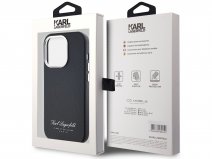 Karl Lagerfeld 21 Rue St-Guillaume Leather Case - iPhone 14 Pro Max hoesje