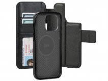 Sena 2in1 WalletBook Case Zwart - iPhone 14 Pro Max Hoesje Leer