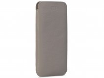 Sena Ultraslim Sleeve Taupe Leer - iPhone 14 Plus/14 Pro Max hoesje