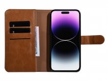Uniq True Wallet XXL Case Cognac - iPhone 14 Pro Max hoesje