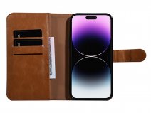Uniq True Wallet XXL Case Cognac - iPhone 14 Pro Max hoesje