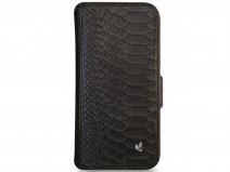 Vaja Kobra Wallet Leather Case MagSafe Zwart - iPhone 14 Pro Max Hoesje Leer