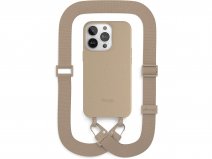 Woodcessories Change Case Strap Taupe - Eco iPhone 14 Pro Max hoesje
