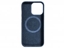 Alcanside Alcantara MagSafe Case Blauw - iPhone 15 hoesje