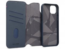 Decoded Leather Detachable Wallet Case Donkerblauw - iPhone 15 hoesje