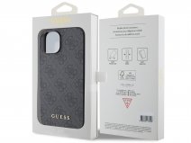 Guess 4G Monogram Case Grijs - iPhone 15 hoesje