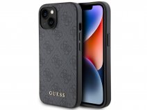 Guess 4G Monogram Case Grijs - iPhone 15 hoesje