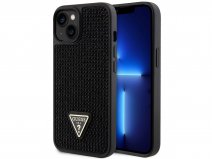 Guess Diamond Triangle Case Zwart - iPhone 15/14/13 hoesje