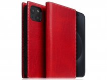 SLG Design D7 Italian Wax Leer Rood - iPhone 15 hoesje