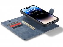 CaseMe 2in1 Magnetic Bookcase Grijs - iPhone 15 Plus Hoesje