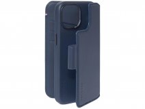 Decoded Leather Detachable Wallet Case Donkerblauw - iPhone 15 Plus hoesje