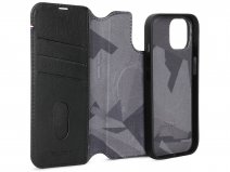 Decoded Leather Detachable Wallet Case Zwart - iPhone 15 Plus hoesje