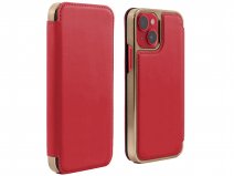 Greenwich Blake MagSafe Leather Folio Flash Red - iPhone 15 Plus Hoesje